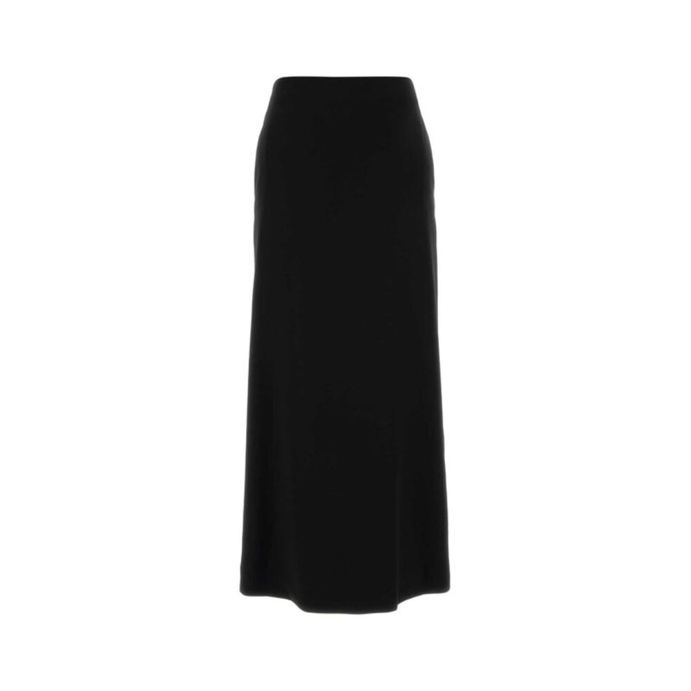 Jil Sander Women Black Wool Skirt